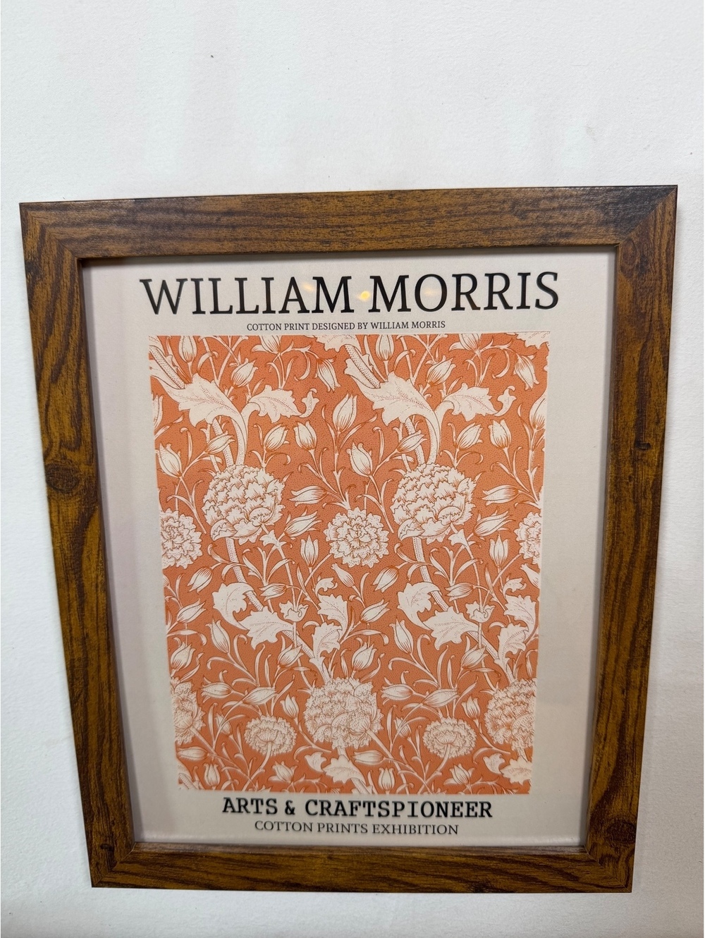 William Morris Arts & Crafts Pioneer Cotton Print Exhibition Framed Print